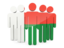 Madagascar. People icon. Download icon.