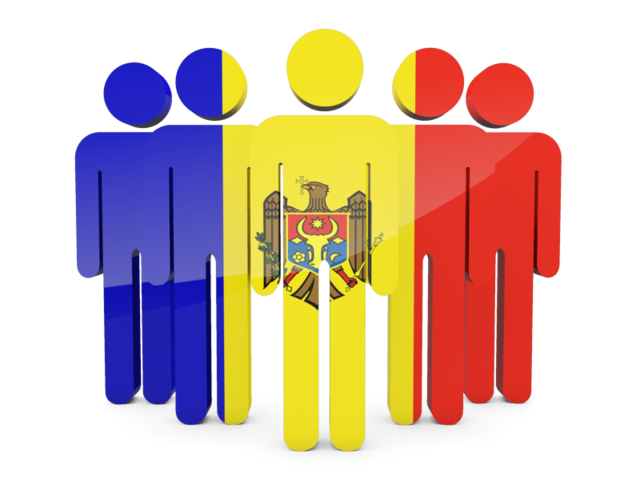 People icon. Download flag icon of Moldova at PNG format