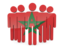 Morocco. People icon. Download icon.