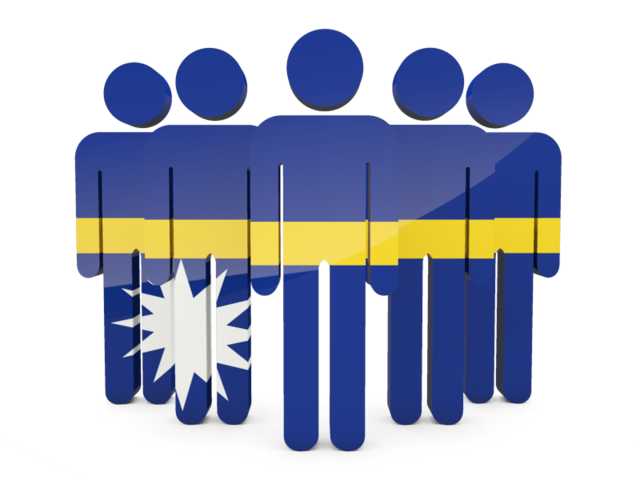 People icon. Download flag icon of Nauru at PNG format