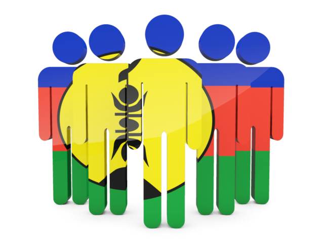 People icon. Download flag icon of New Caledonia at PNG format