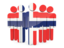 Norway. People icon. Download icon.