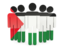 Palestinian territories. People icon. Download icon.