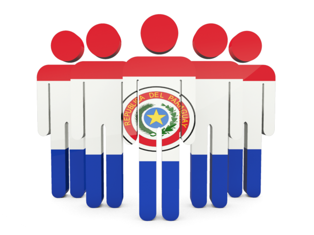 People icon. Download flag icon of Paraguay at PNG format