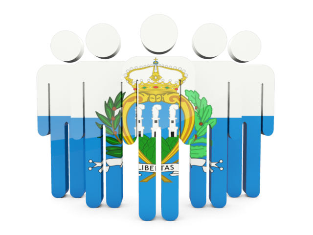 People icon. Download flag icon of San Marino at PNG format
