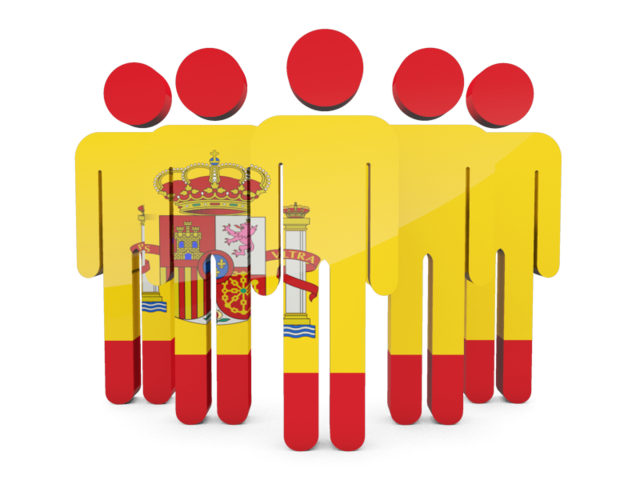 People icon. Download flag icon of Spain at PNG format