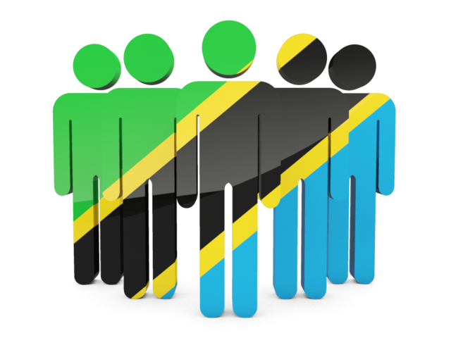 People icon. Download flag icon of Tanzania at PNG format