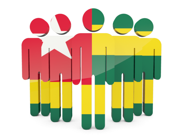 People icon. Download flag icon of Togo at PNG format