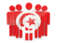 Tunisia. People icon. Download icon.