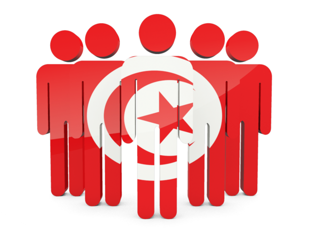 People icon. Download flag icon of Tunisia at PNG format