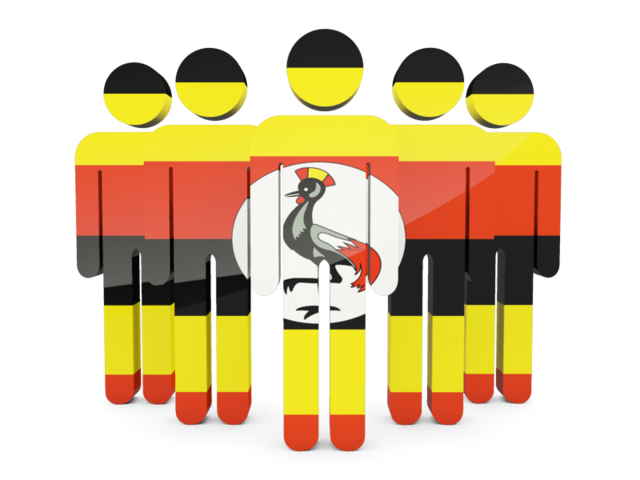 People icon. Download flag icon of Uganda at PNG format