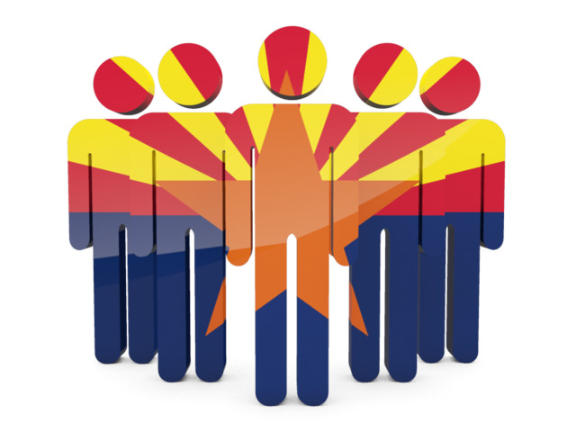 Иконка в форме человечков. Загрузить иконку флага штата Аризона