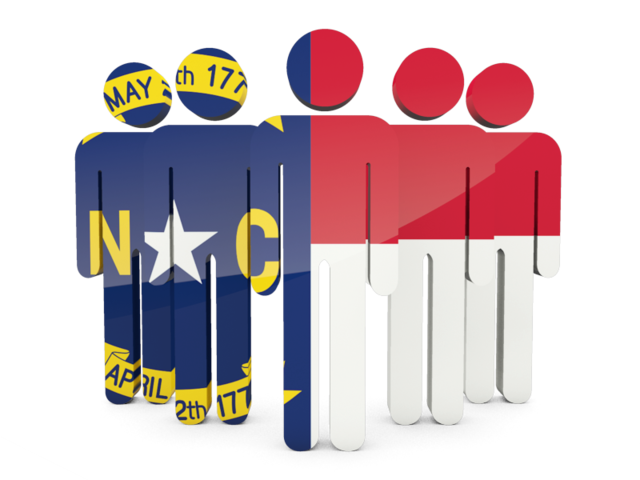 Иконка в форме человечков. Загрузить иконку флага штата Северная Каролина