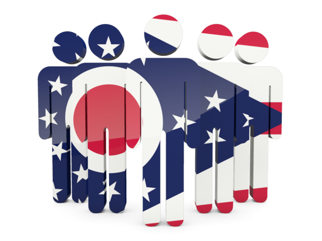 Иконка в форме человечков. Загрузить иконку флага штата Огайо