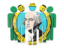 Flag of state of Washington. People icon. Download icon