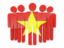 Vietnam. People icon. Download icon.