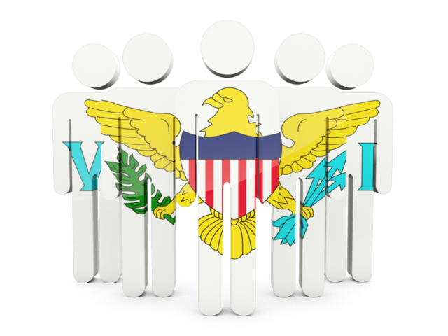 People icon. Download flag icon of Virgin Islands of the United States at PNG format