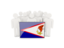 American Samoa. People with flag. Download icon.