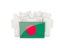Bangladesh. People with flag. Download icon.