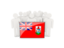Bermuda. People with flag. Download icon.