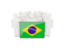 Brazil. People with flag. Download icon.