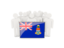 Cayman Islands. People with flag. Download icon.
