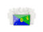 Christmas Island. People with flag. Download icon.