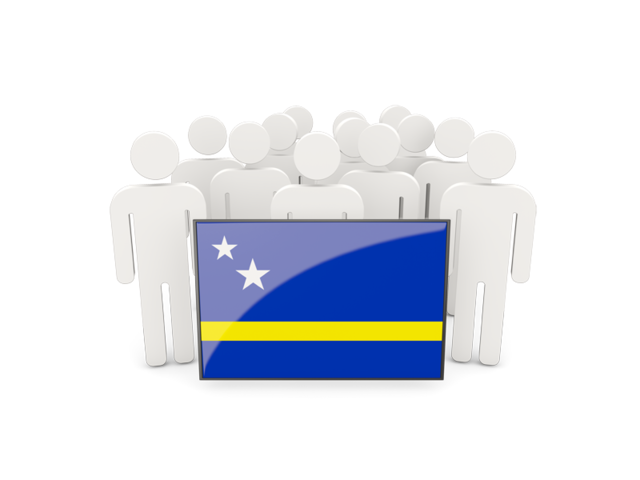 People with flag. Download flag icon of Curacao at PNG format