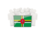 Dominica. People with flag. Download icon.