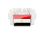 Egypt. People with flag. Download icon.