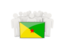 French Guiana. People with flag. Download icon.