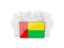 Guinea-Bissau. People with flag. Download icon.