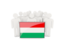 Hungary. People with flag. Download icon.