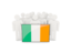 Ireland. People with flag. Download icon.