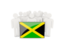 Jamaica. People with flag. Download icon.