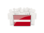 Latvia. People with flag. Download icon.