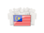 Malaysia. People with flag. Download icon.