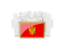 Montenegro. People with flag. Download icon.