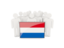 Netherlands. People with flag. Download icon.