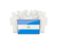 Nicaragua. People with flag. Download icon.