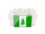 Norfolk Island. People with flag. Download icon.