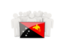 Papua New Guinea. People with flag. Download icon.