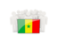 Senegal. People with flag. Download icon.