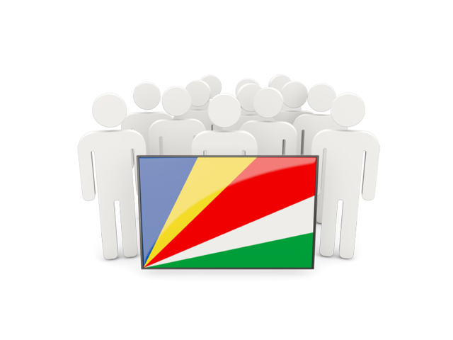 People with flag. Download flag icon of Seychelles at PNG format