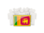 Sri Lanka. People with flag. Download icon.