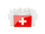 Switzerland. People with flag. Download icon.