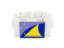 Tokelau. People with flag. Download icon.