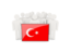 Turkey. People with flag. Download icon.