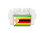 Zimbabwe. People with flag. Download icon.