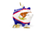 American Samoa. Piggy bank. Download icon.